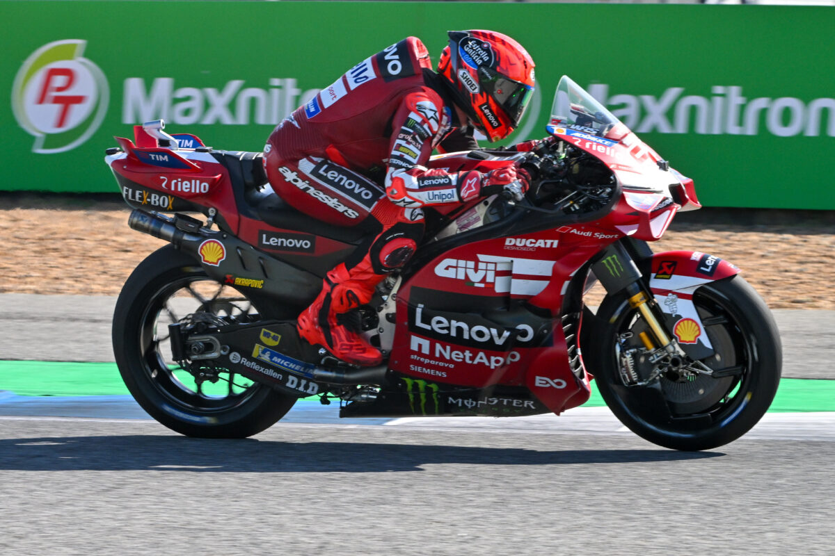 MotoGP: Marc Marquez wins the sprint race; Di Giannantonio finishes second MotoGP: Marc Marquez wins the sprint race; Di Giannantonio finishes second