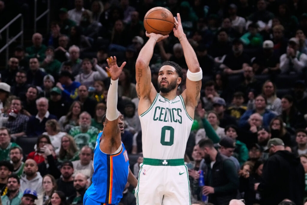 NBA: Boston beat OKC last night; wins for the Timberwolves, Nuggets and Lakers