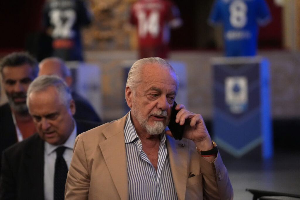 Football, De Laurentiis: ‘We need to start afresh; Malagò is the right man to lead the way back up’