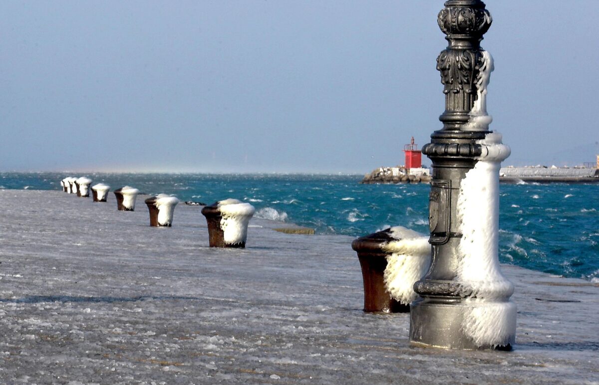 Bad weather, overnight in Trieste firefighters respond to strong bora winds