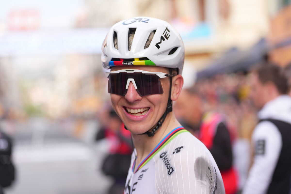 Tadej Pogacar wins the Tour of Flanders