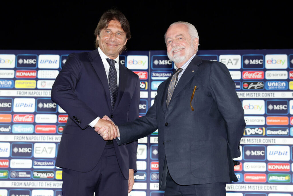 Napoli, De Laurentiis: ‘Conte as manager? If he asked me, I’d let him go’