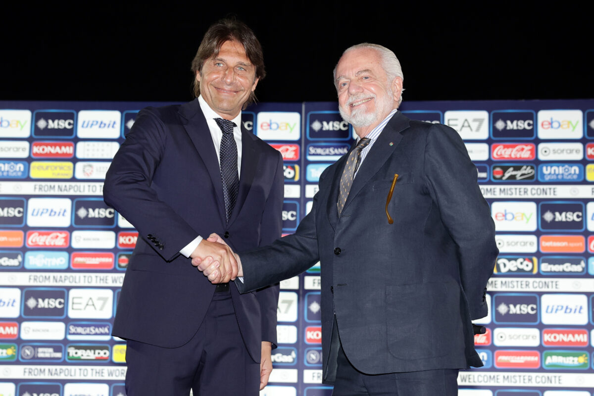 Napoli, De Laurentiis: ‘Conte as manager? If he asked me, I’d let him go’ Napoli, De Laurentiis: ‘Conte as manager? If he asked me, I’d let him go’