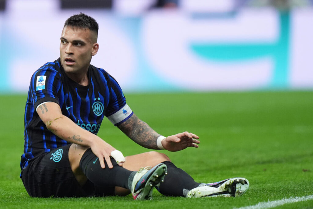 Inter: Lautaro has a calf strain and will miss the Como game