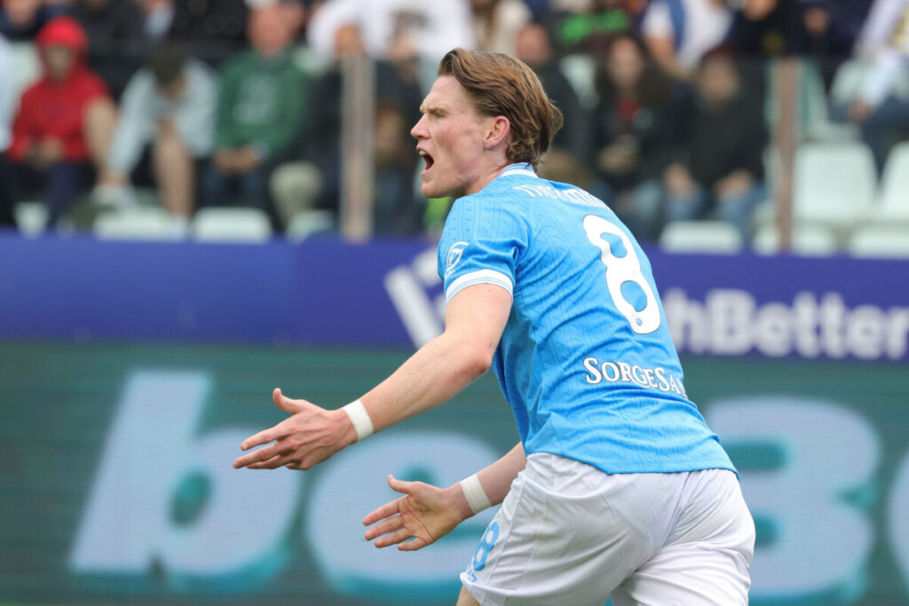 Football: Serie A, McTominay equalises after Strefezza’s opener, Parma 1–1 Napoli