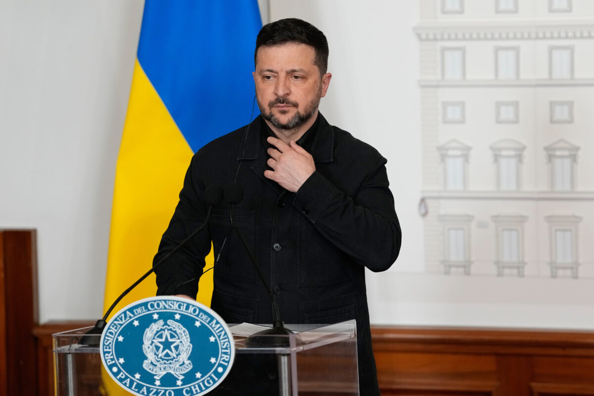 Ukraine, Zelensky: ‘We can work with Italy on air defence systems’