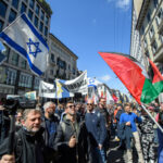 25 April: protest by the Jewish Brigade in Milan