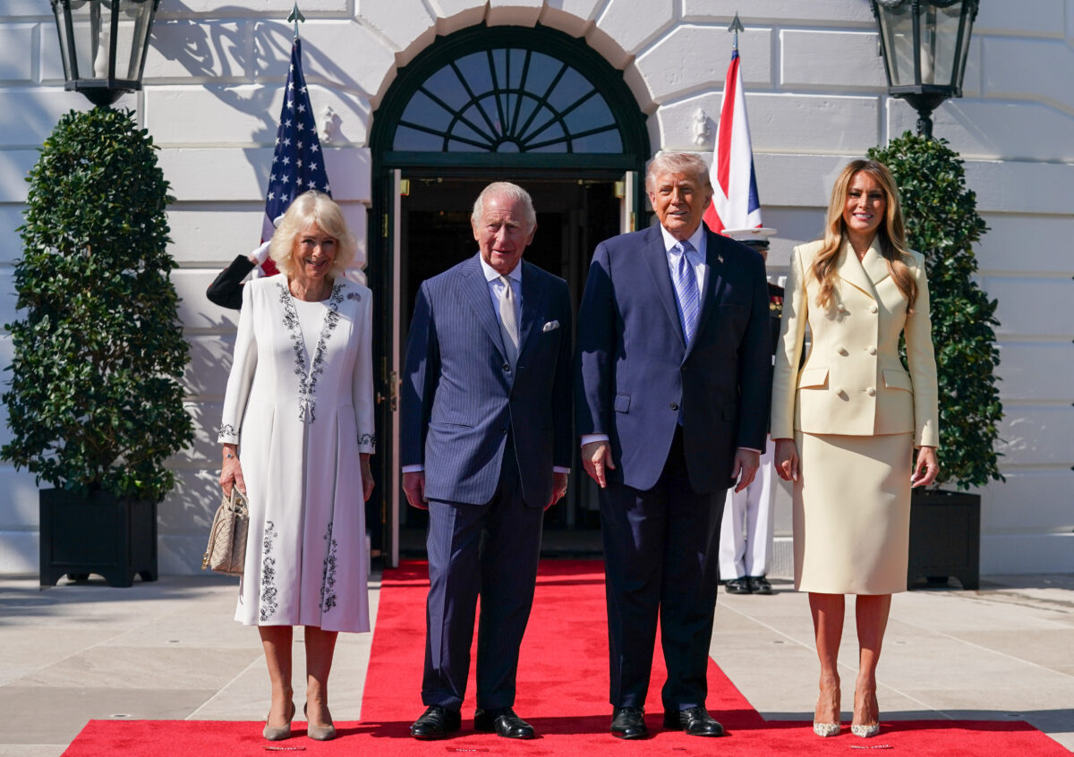 US-UK: Military honors at the White House for Charles and Camilla