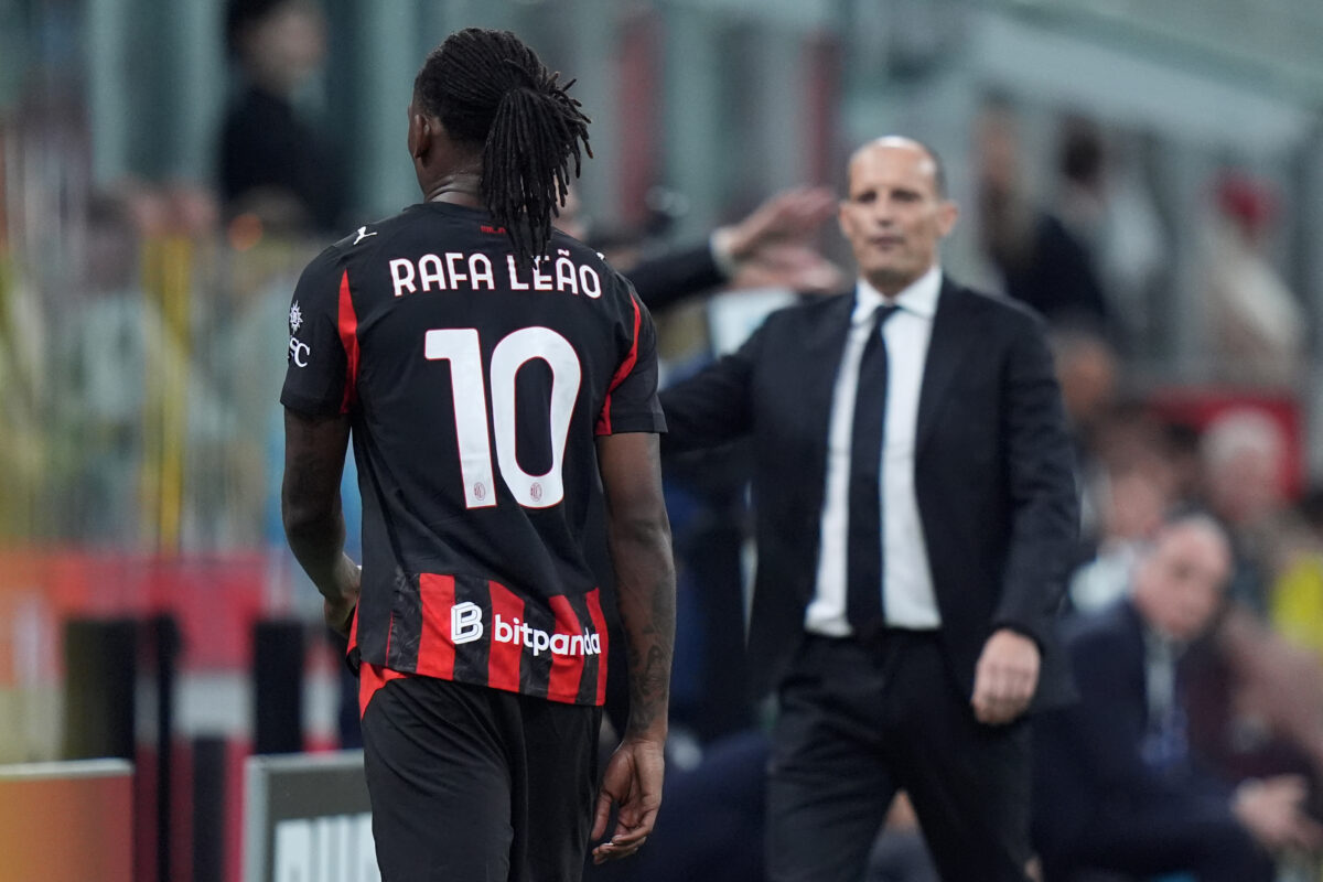 Milan, Allegri: ‘Boos for Leao? A sign of the fans’ affection’