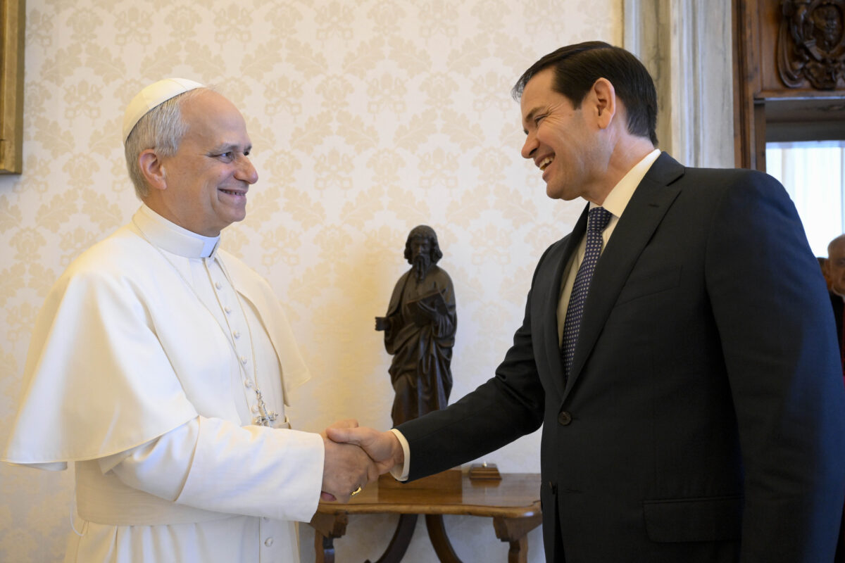 Vatican: Pope Leo XIV will receive Rubio on 7 May; he will also meet with Parolin