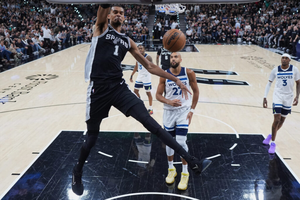NBA: Playoffs – Wembanyama leads San Antonio; Spurs lead 3-2 over Minnesota