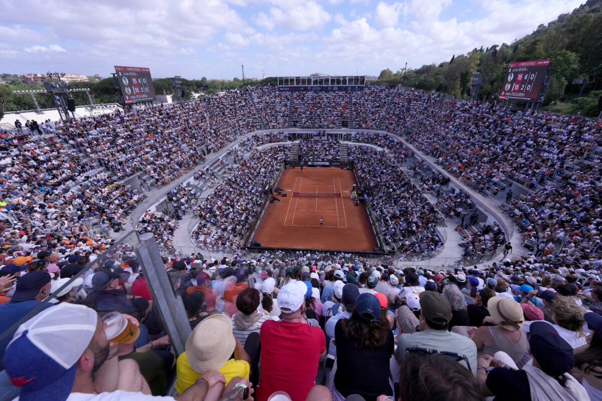 Italian Open, a new record: paying spectators exceed 400,000 for the first time