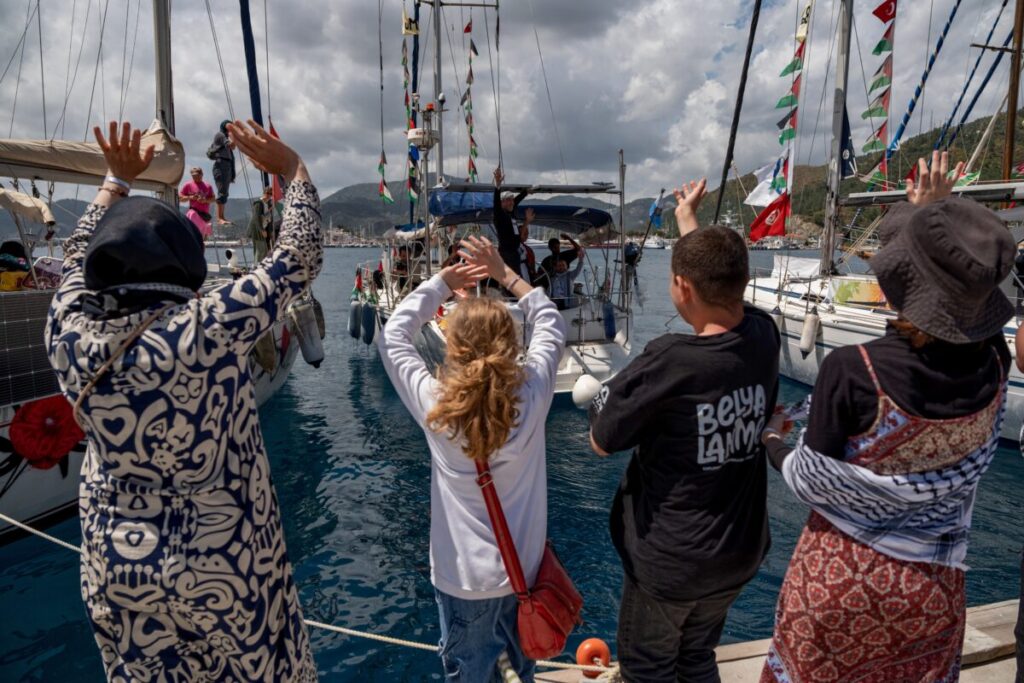 Flotilla activists: ‘Contact lost with a boat following Israeli intervention’