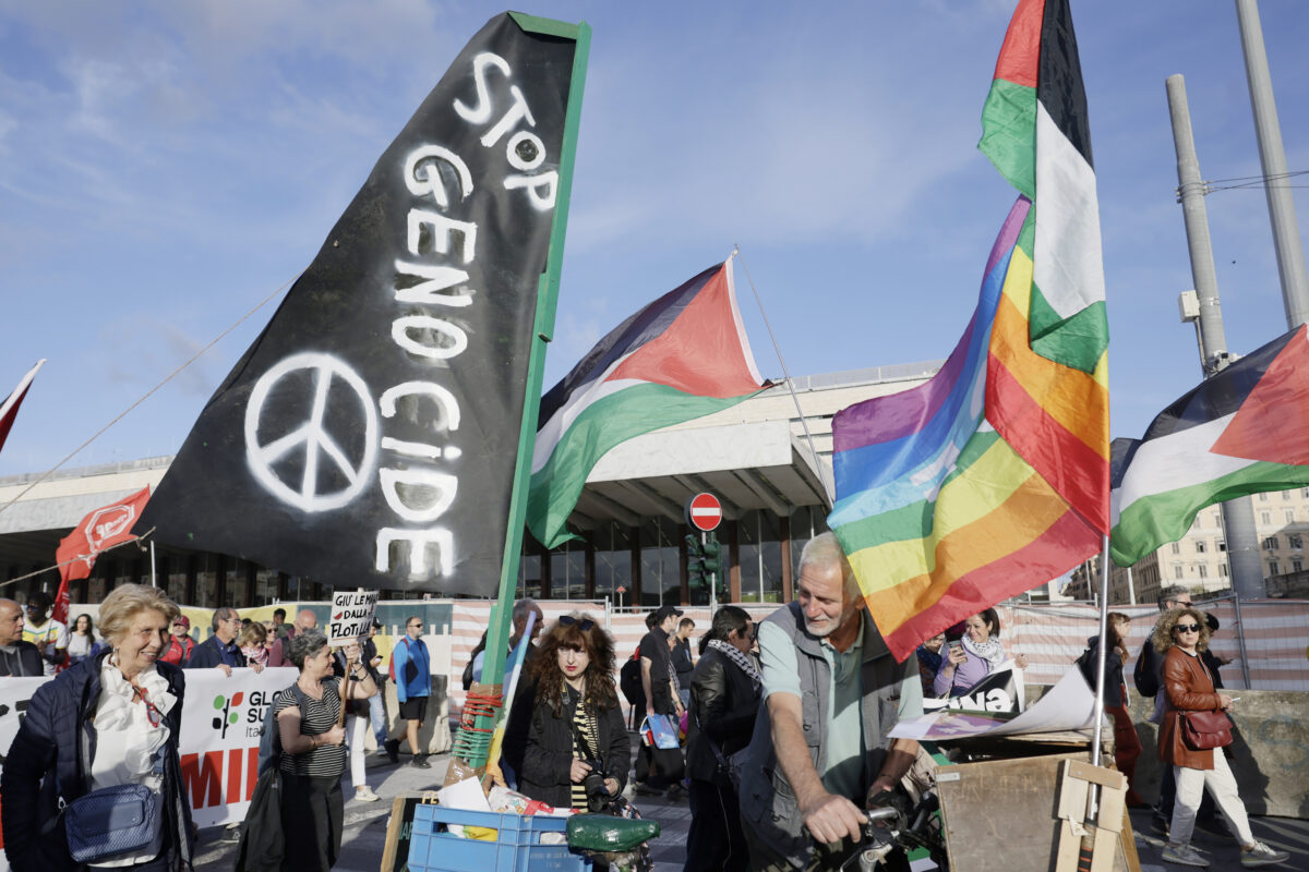 Flotilla: Italian activists expected to return late this evening