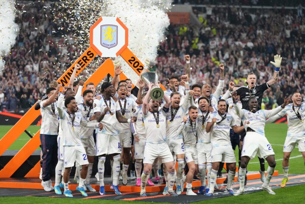 Europa League: Aston Villa crowned champions after beating Freiburg 3-0 in the final