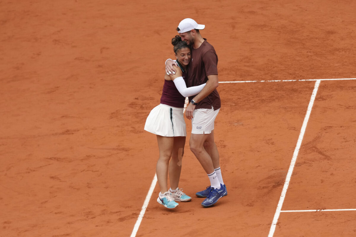 Roland Garros, Errani and Vavassori into the mixed doubles semifinals
