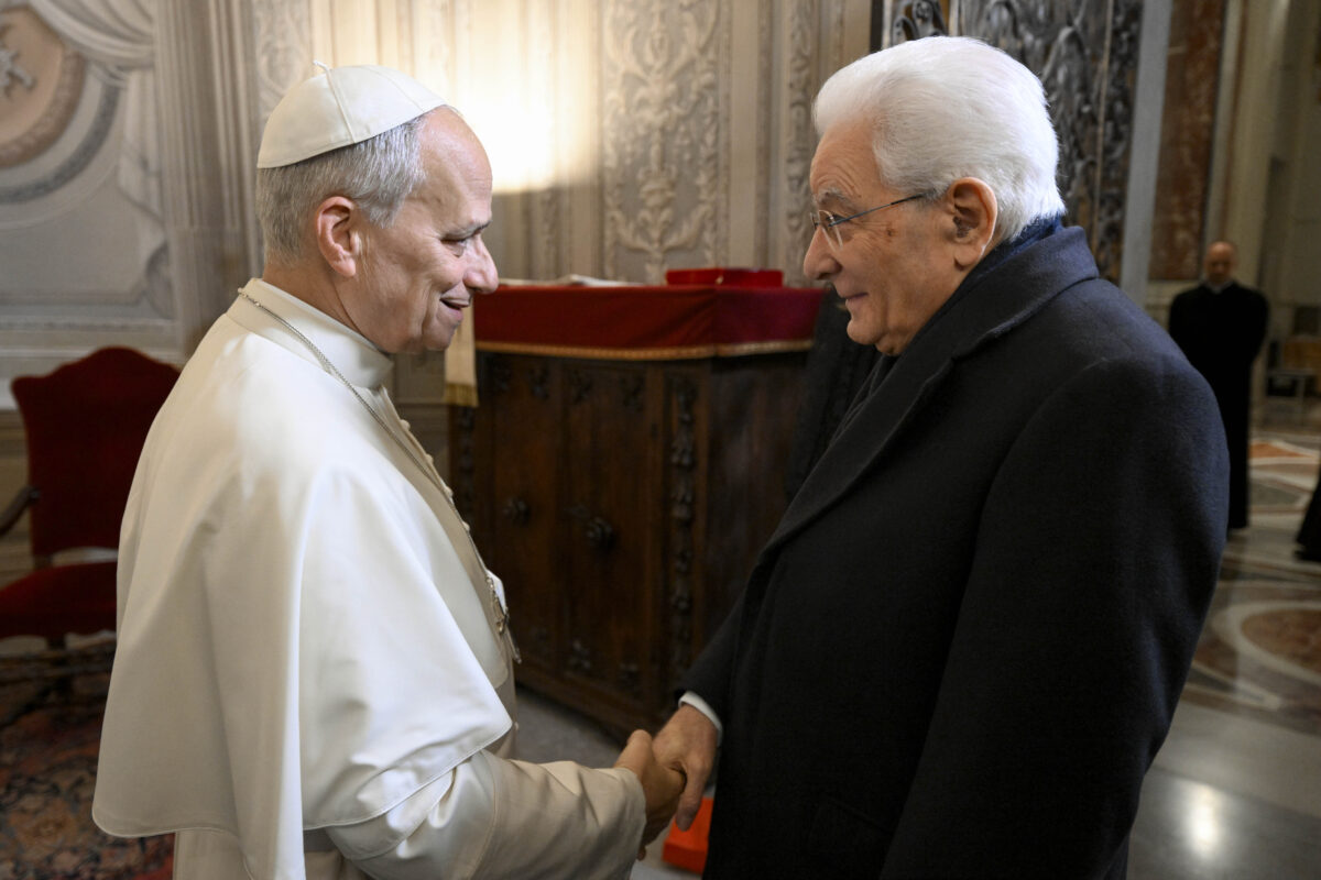 Vatican: Pope to Mattarella: ‘I pray for Italy’s well-being and prosperity’