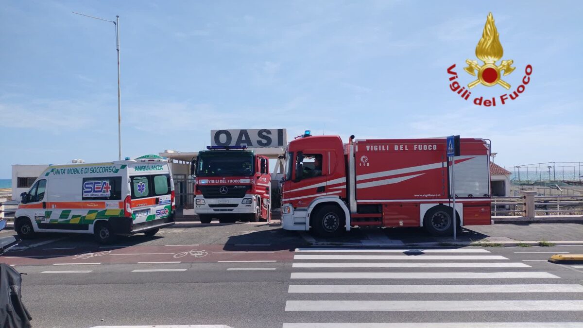 Rome: ‘Oasi’ beach establishment in Ostia on fire, arson not ruled out