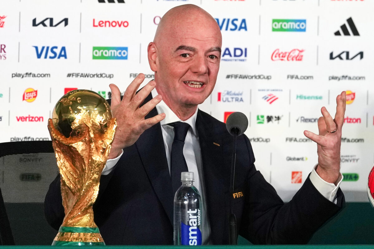 2026 World Cup: Infantino jokes about Italy: ‘With a 64-team tournament, maybe they’ll qualify’