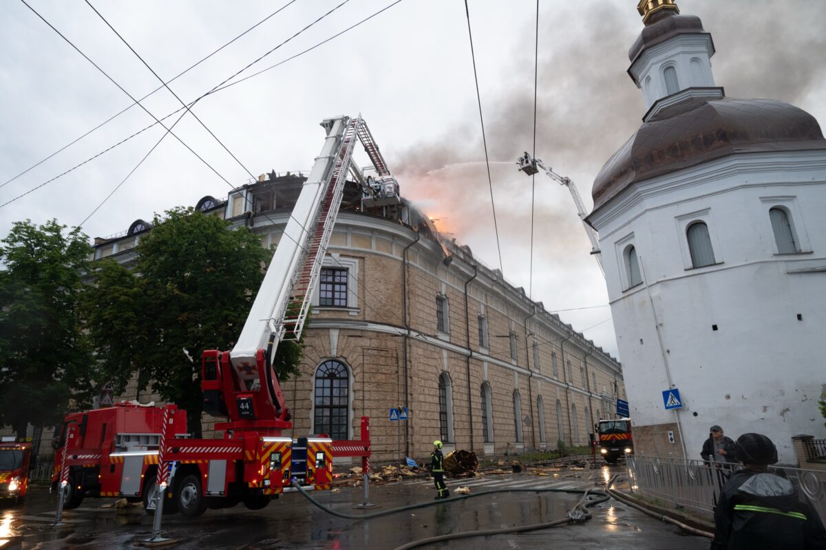 Ukraine: Moscow denies raid on monastery: ‘It was an obsolete US Patriot missile’ Ukraine: Moscow denies raid on monastery: ‘It was an obsolete US Patriot missile’
