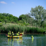 Como: car plunges into lake; one woman seriously injured, one man missing