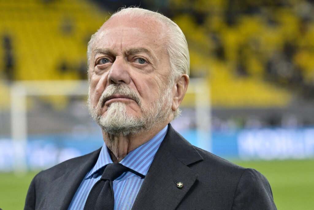 Naples, De Laurentiis: ‘A competitive team – now let’s focus on the stadium and the training ground’