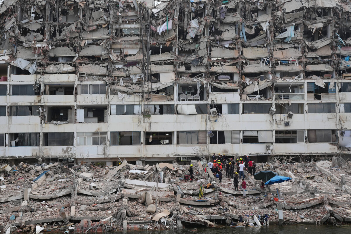 Delcy Rodriguez: ‘People are still being found alive – let’s not lose hope’