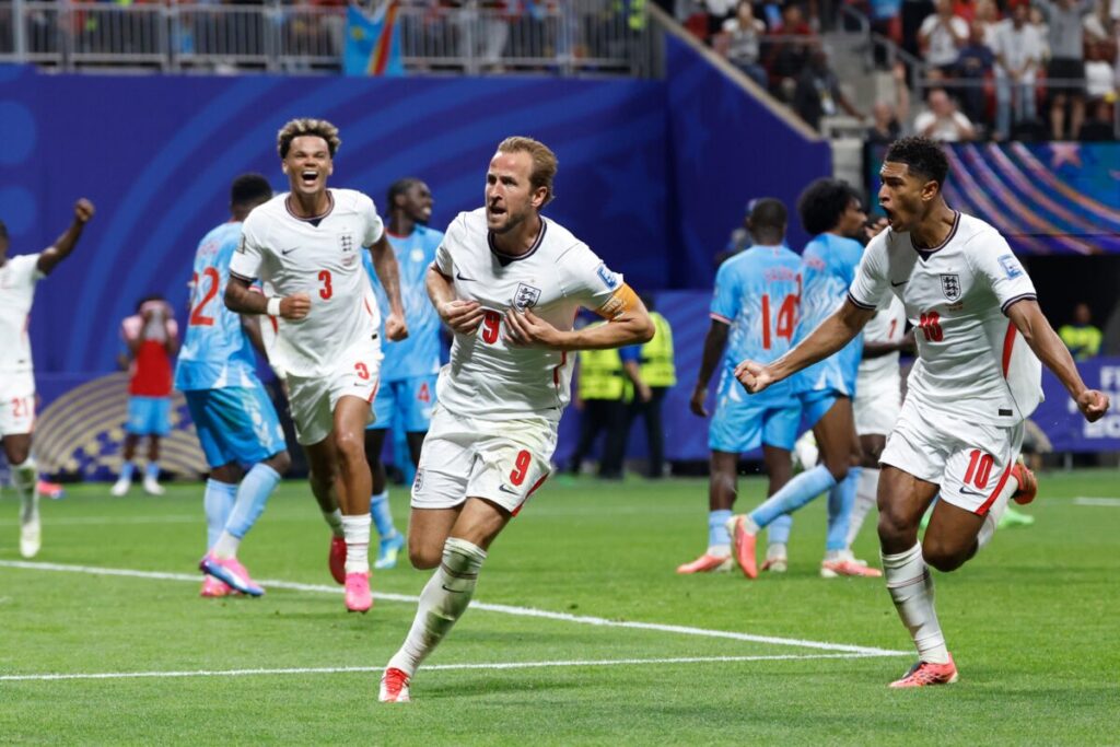 2026 World Cup: Kane scores a brace against Congo as England stage a comeback in the round of 16