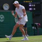 Wimbledon: Sinner into the round of 16; Brooksby beaten in straight sets