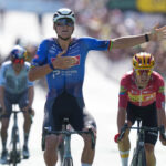 Tour de France: Van der Poel wins ninth stage, Pogacar remains in yellow