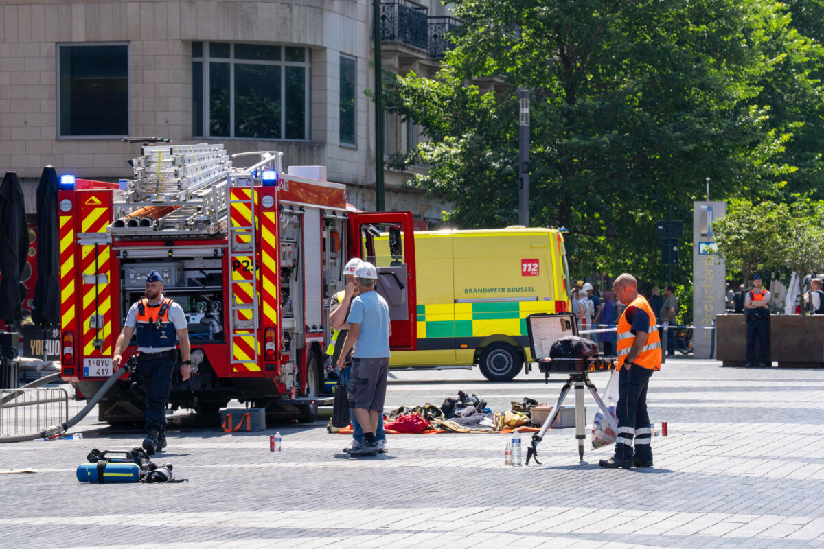 Belgium: six fatalities confirmed in the Brussels fire: lifts collapsed Belgium: six fatalities confirmed in the Brussels fire: lifts collapsed