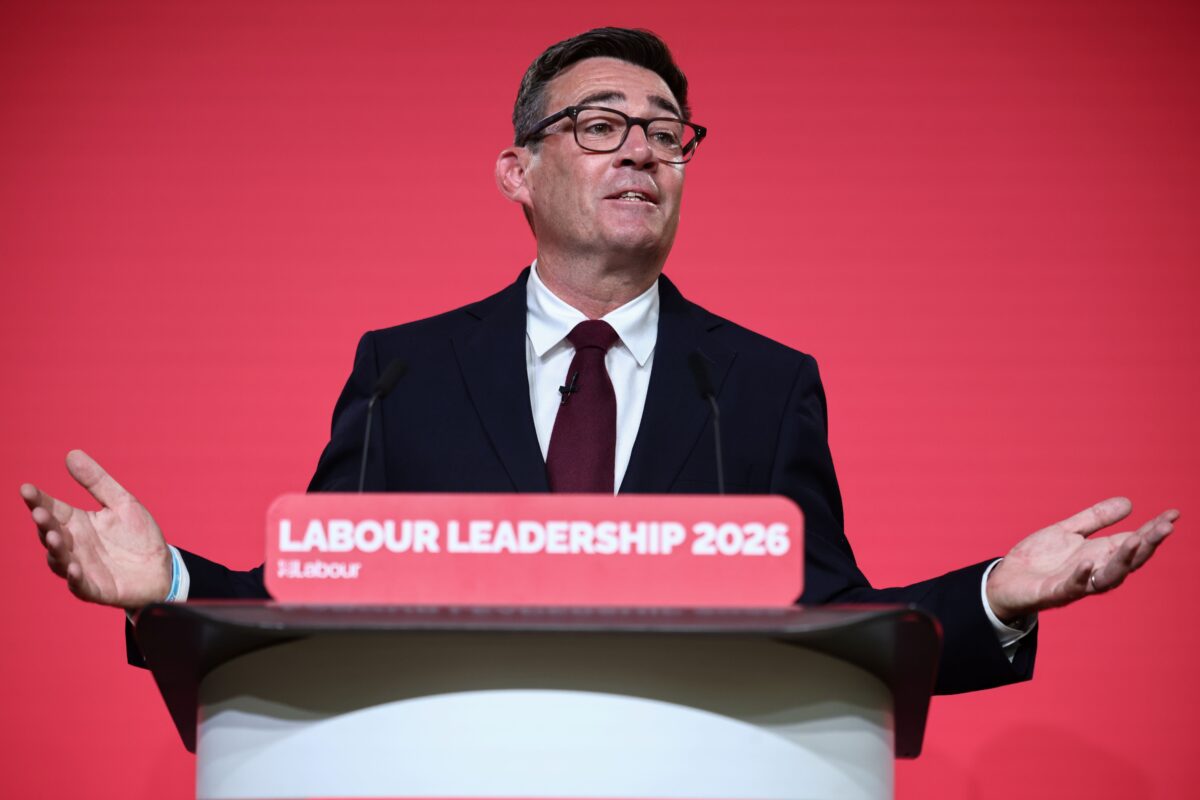 UK, Burnham: “40 years of neoliberalism have not been kind.”