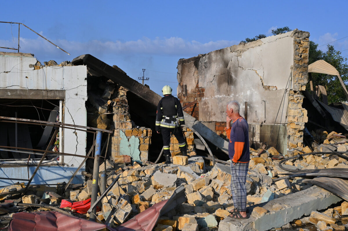 Ukraine, Kyiv: Civilian killed in Russian raid on the Port of Odesa Ukraine, Kyiv: Civilian killed in Russian raid on the Port of Odesa