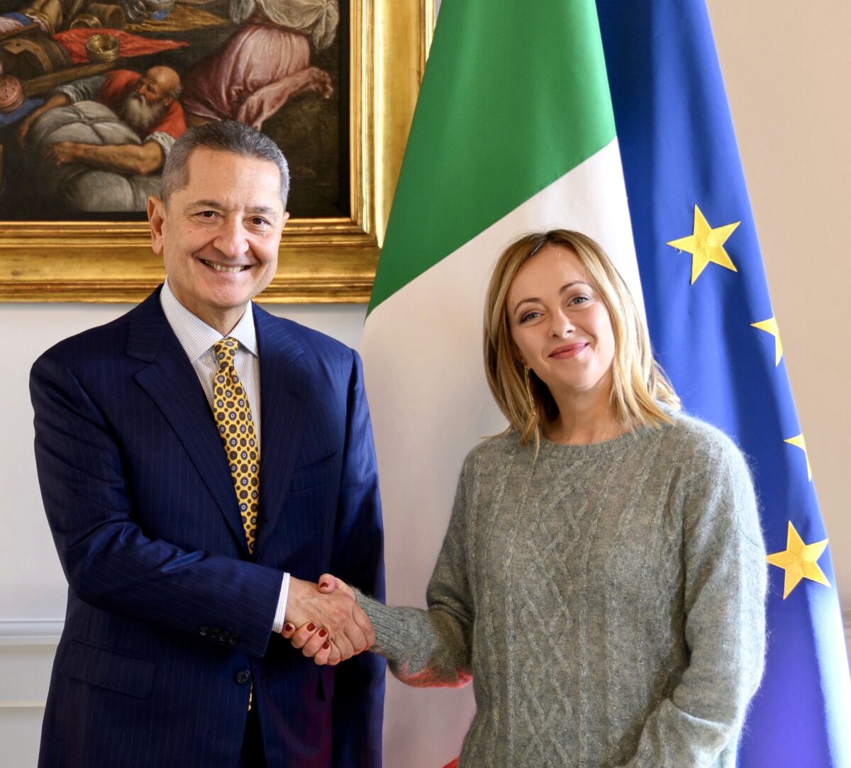 Government: Meloni met with Bank of Italy Governor Panetta Government: Meloni met with Bank of Italy Governor Panetta