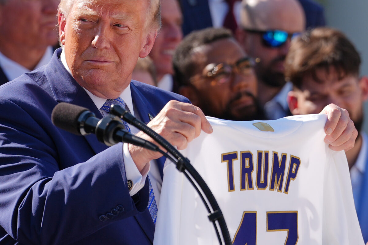 Baseball: MLB champions Los Angeles Dodgers welcomed by Trump at the White House