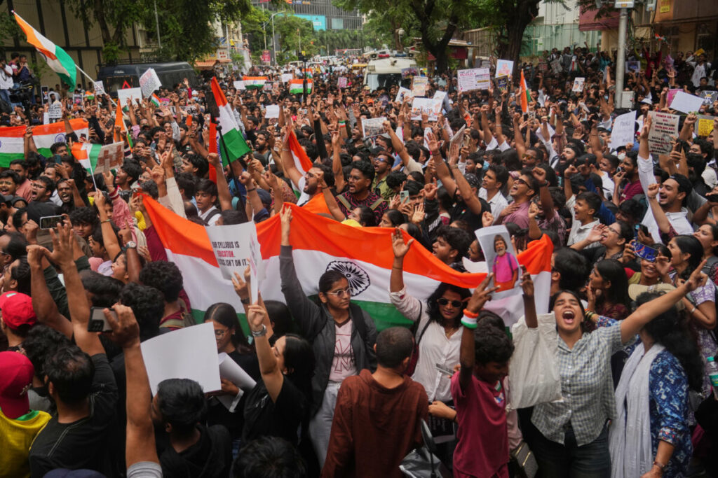 India: Indian education minister resigns following protests by the ‘Cockroaches’ movement