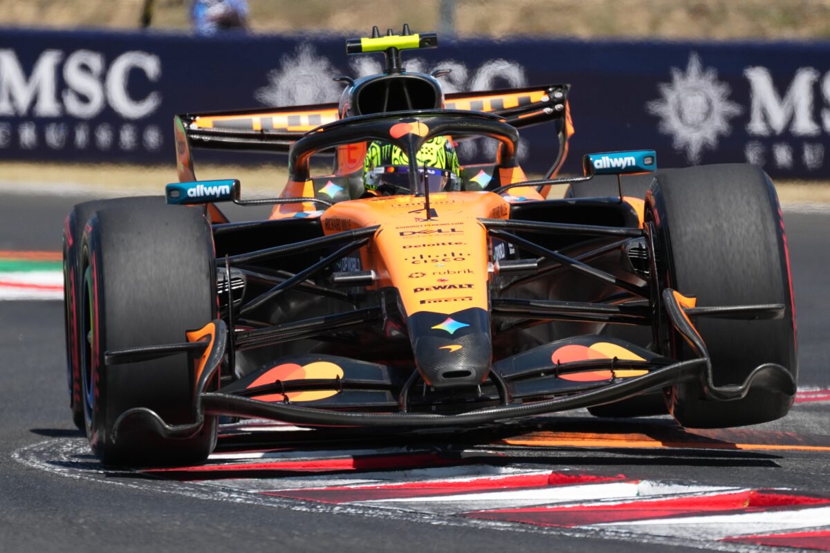 F1: Norris takes pole in Hungary, followed by Hamilton and Leclerc