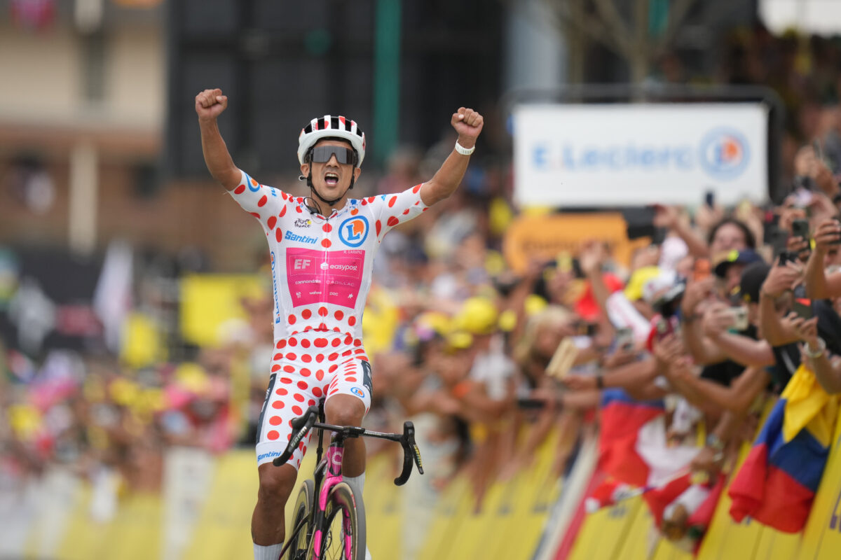 Tour de France: Carapaz wins the 20th stage and claims the polka-dot jersey