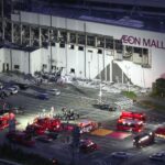 Japan earthquake: Police say contact lost with 20–30 people at shopping mall