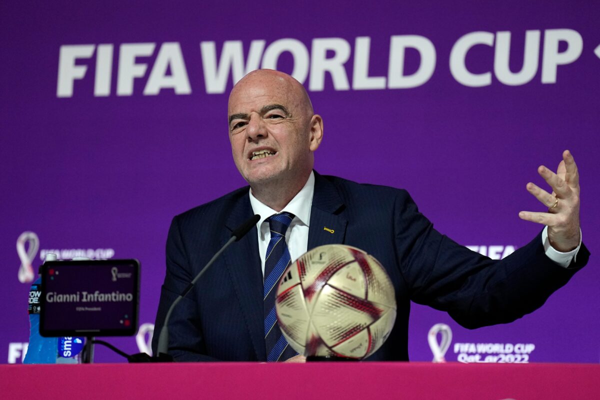 Football, The Times: “Infantino was set to receive a salary of €30 million from the FIFA Forward Enterprise project” Football, The Times: “Infantino was set to receive a salary of €30 million from the FIFA Forward Enterprise project”