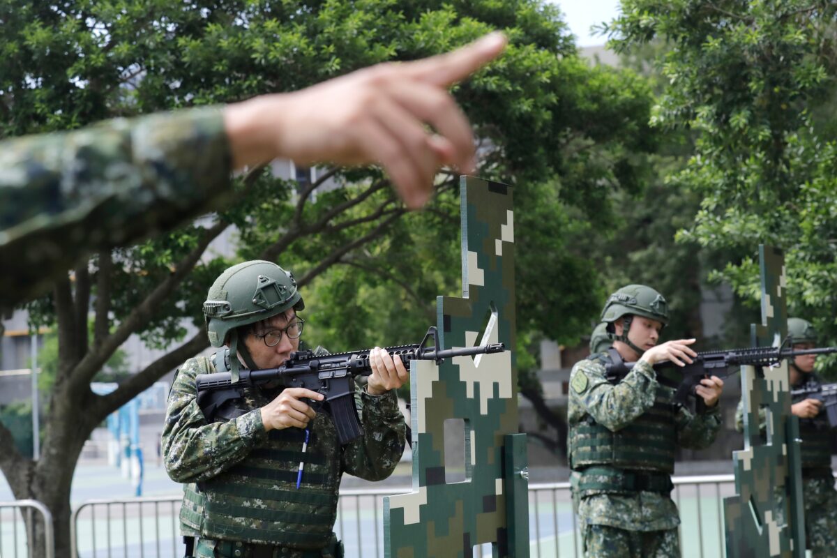 Taiwan holds military exercises to simulate a response to a potential Chinese attack Taiwan holds military exercises to simulate a response to a potential Chinese attack