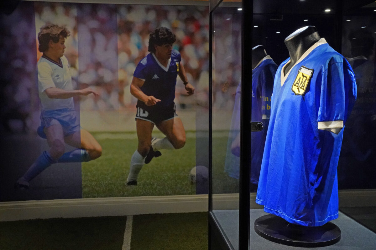 Football: Maradona’s ‘Hand of God’ match ball up for auction in the US