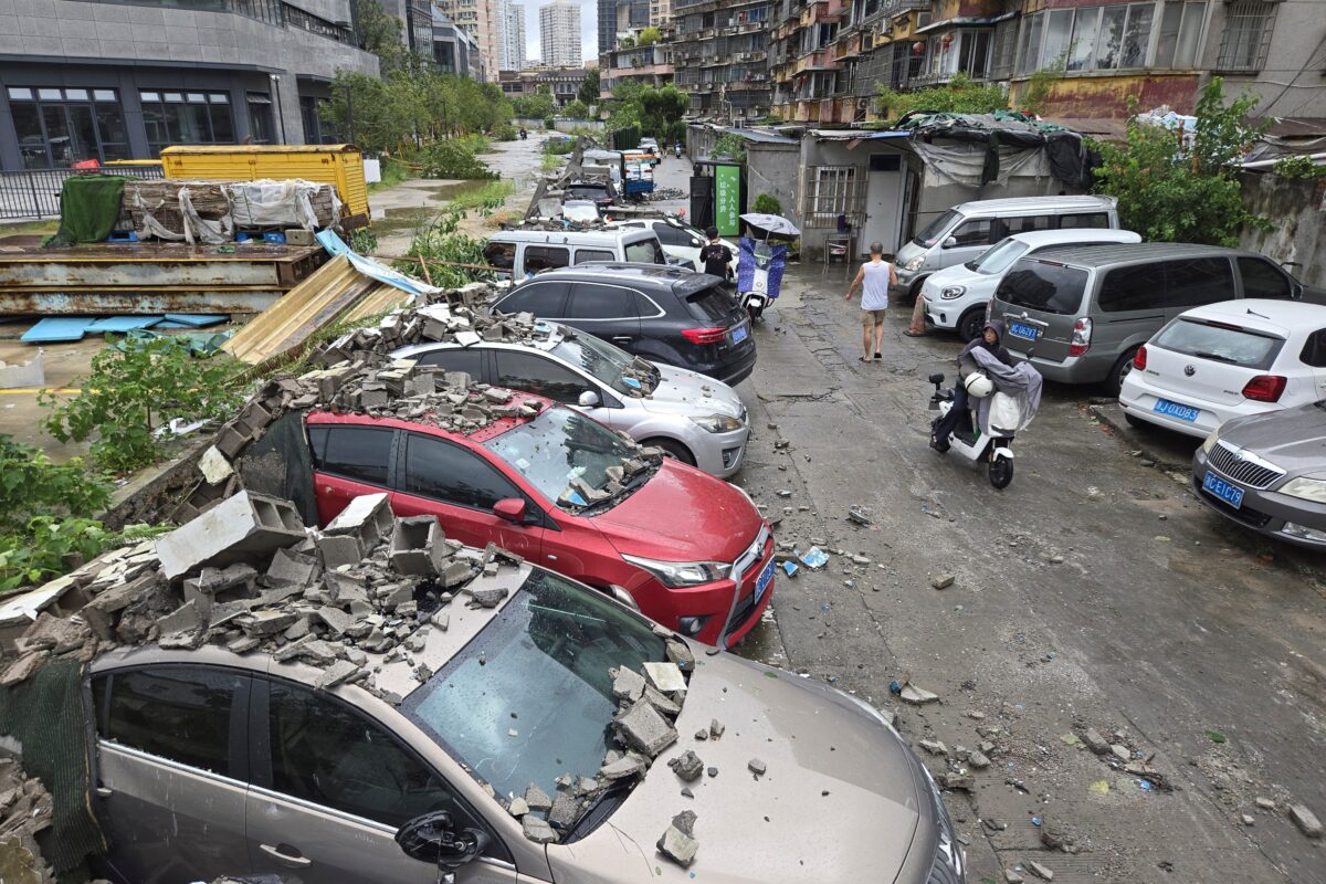China: heavy rains and flooding from Typhoon Dolphin