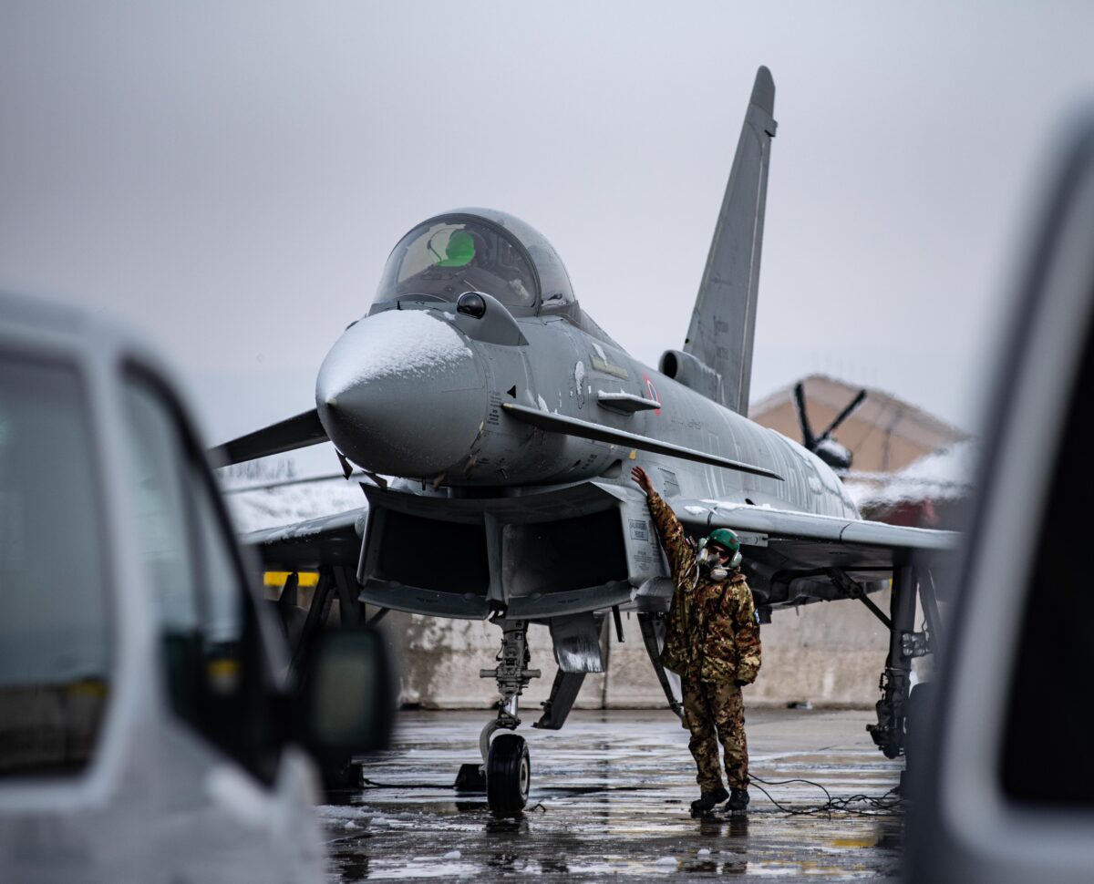 Latvia: drone shot down by Italian Eurofighters