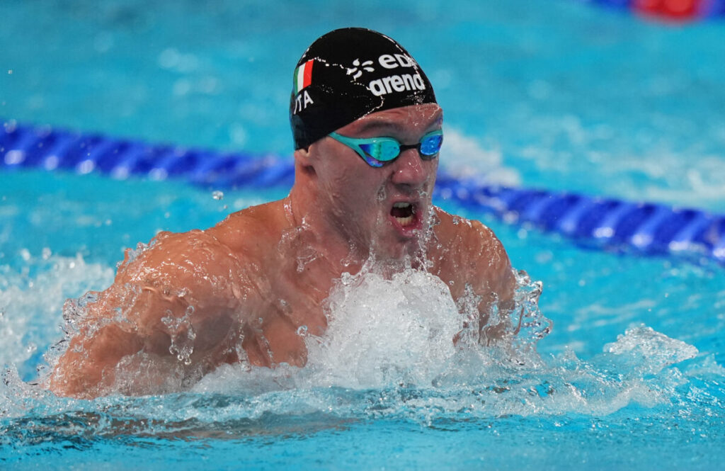 European Swimming Championships: Cerasuolo reaches 50m breaststroke semi-finals with Italian record; Martinenghi also through