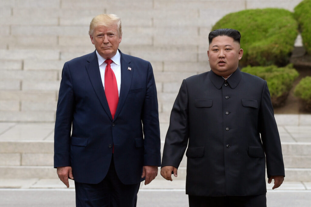 North Korea: Trump posts photo with Kim Jong Un: ‘We get on very well’