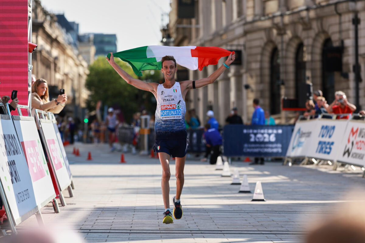 Athletics: Fortunato wins silver in the half marathon at the European Championships