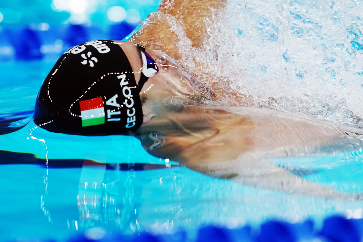 European Swimming Championships: Ceccon through to the 100m backstroke final