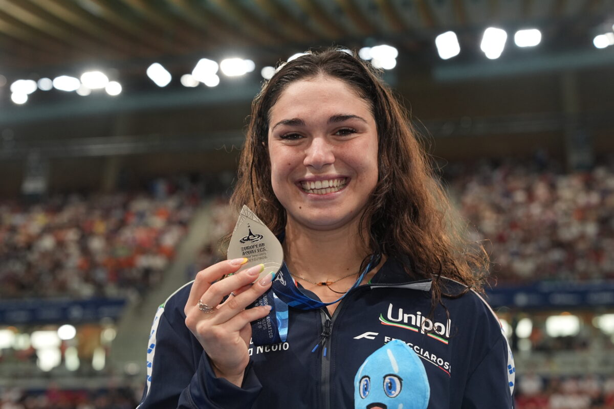 2026 European Championships, Pilato wins silver in the 50m breaststroke