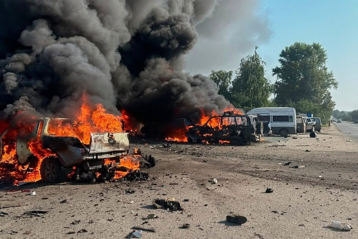 Ukraine: 5 killed in Russian drone attack on a shopping centre in Kryvyi Rih